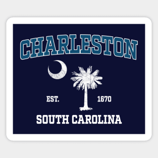 Charleston South Carolina Palmetto Athletic Arch Sticker